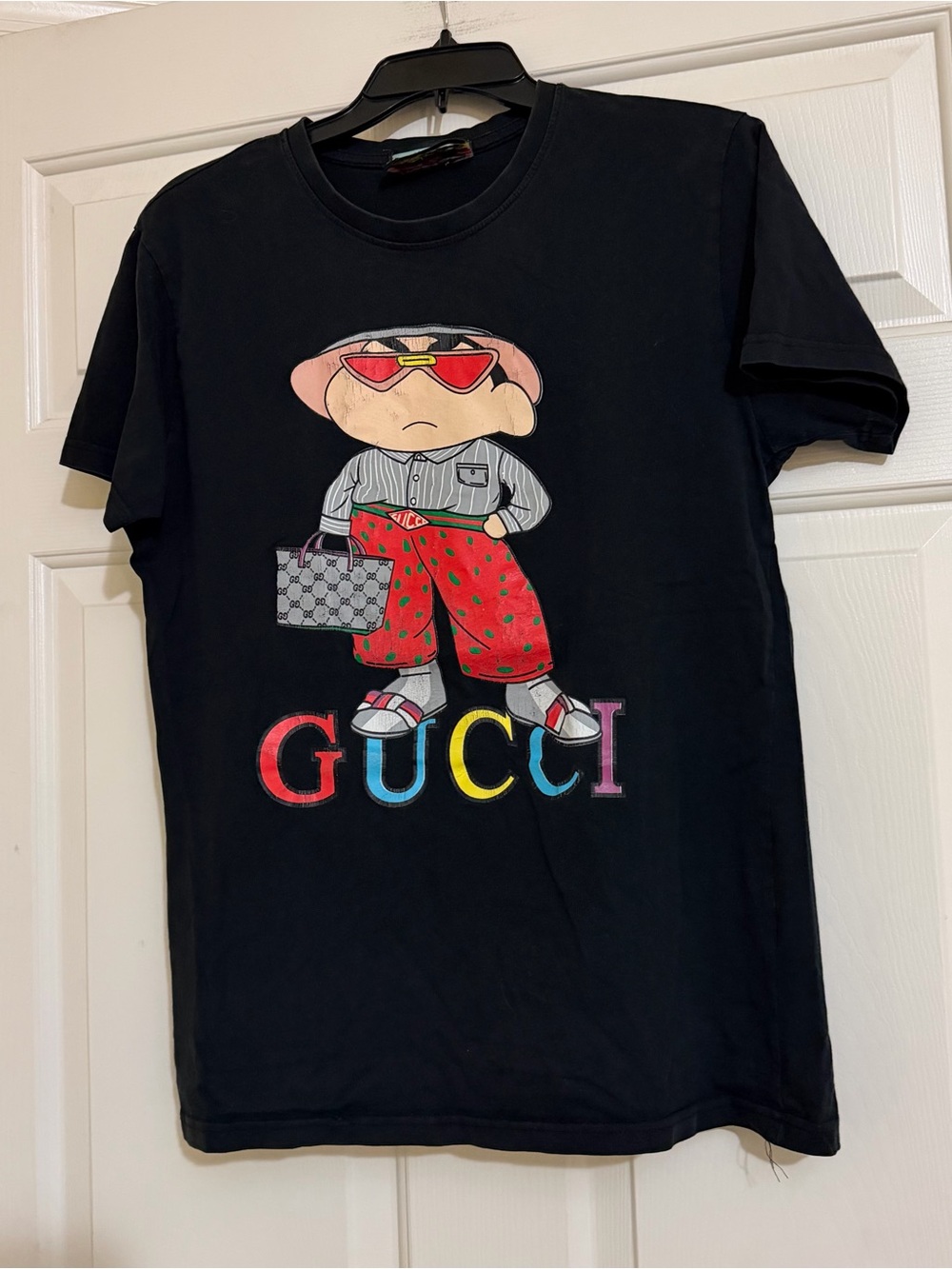 Disney x Gucci Collab Fashion Cartoon Guy Tee T-Shirt Medium M
